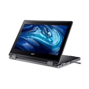 Notebook 11,6" Full Hd Touch con Penna e Rinforzato - Acer Travelmate Spin B3 - Intel N100 - Ram 8Gb DDR5 - Storage 128Gb eMMC 2
