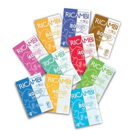 Pigna Ricambi A4 ricambi per quaderni 210 x 297 mm (A4) 40 fogli