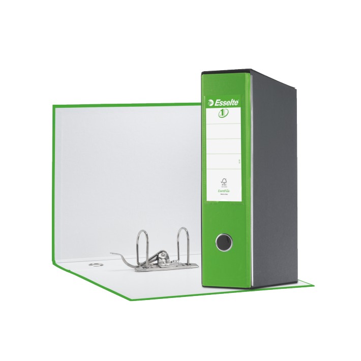 Esselte Registratori in plastica con custodia EUROFILE - F.to Protocollo - Dorso 8 cm