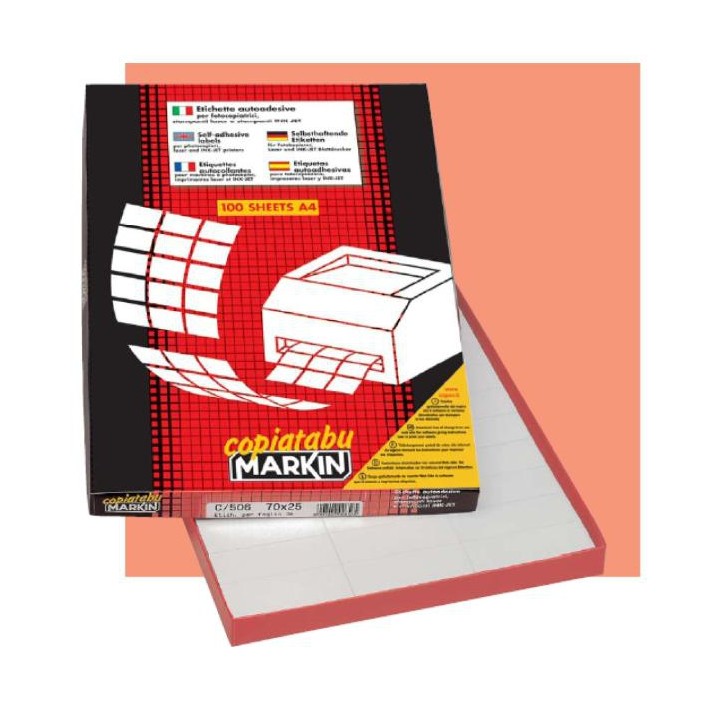 Markin 210C518 etichetta autoadesiva Bianco 2100 pz