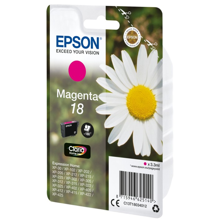 Epson Daisy Inchiostro magenta singolo Claria Home Margherita 18
