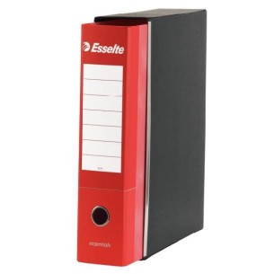 Esselte Registratori in cartone con custodia ESSENTIALS - F.to Commerciale - Dorso 8 cm