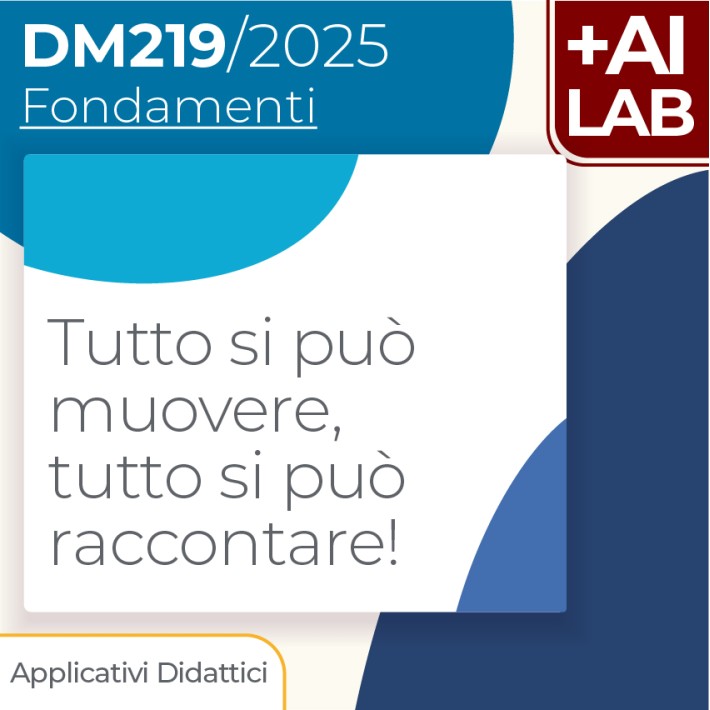 Tutto si può muovere, tutto si può raccontare! 8h Lab in presenza