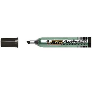 BIC Marking ONYX 1591 marcatore permanente Punta smussata Nero 12 pz