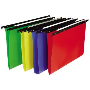 Bertesi Cartesio PP cartella sospesa e accessorio A4 Polistirolo Blu 25 pz