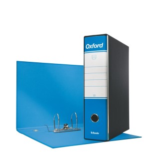 Esselte Registratori in cartone con custodia OXFORD con meccanismo N.1 - F.to Commerciale - Dorso 8