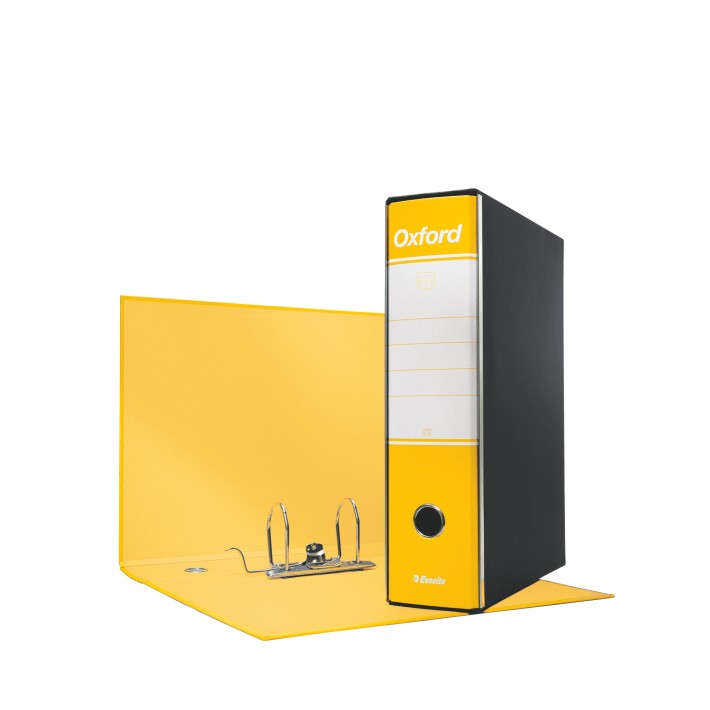 Esselte Registratori in cartone con custodia OXFORD con meccanismo N.1 - F.to Commerciale - Dorso 8