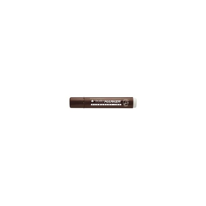 Tratto Marker marcatore permanente Punta smussata Marrone 12 pz