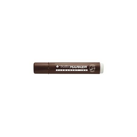 Tratto Marker marcatore permanente Punta smussata Marrone 12 pz