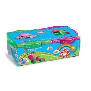 F.I.L.A. 396702 composto per ceramica e modellazione Pasta modellabile Verde, Magenta