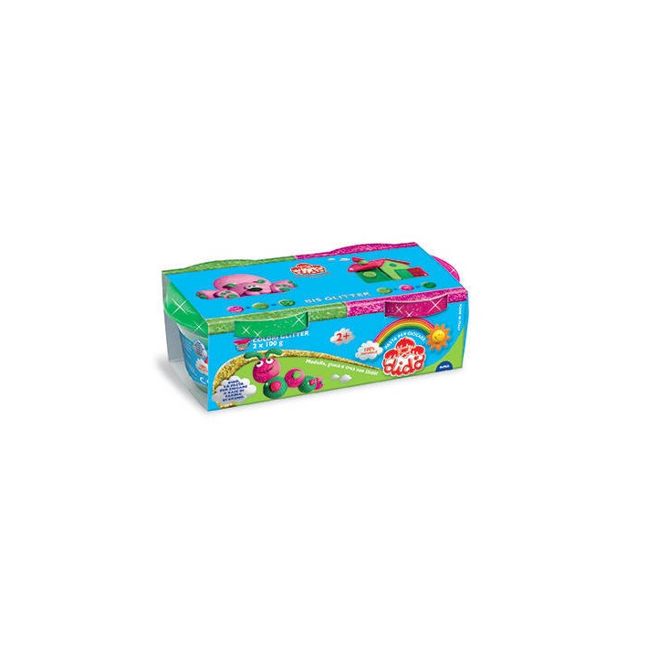 F.I.L.A. 396702 composto per ceramica e modellazione Pasta modellabile Verde, Magenta