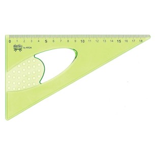 ARDA Elastika Triangolo 350 mm Plastica Verde 1 pz