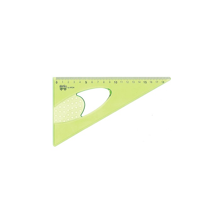 ARDA Elastika Triangolo 350 mm Plastica Verde 1 pz