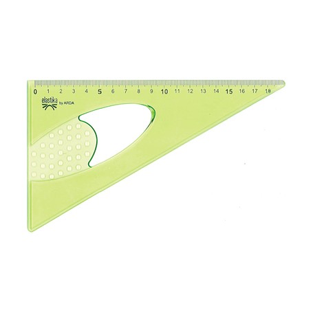ARDA Elastika Triangolo 350 mm Plastica Verde 1 pz