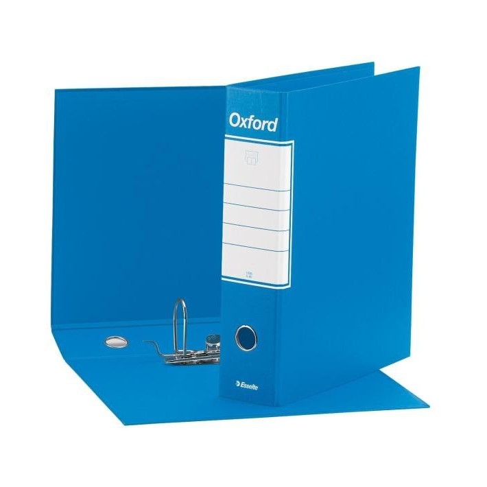 Esselte Registratori in cartone con custodia OXFORD con meccanismo N.1 - F.to Protocollo - Dorso 8