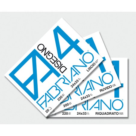Fabriano Blocco FA/4 20 Fogli 24x33 cm liscio