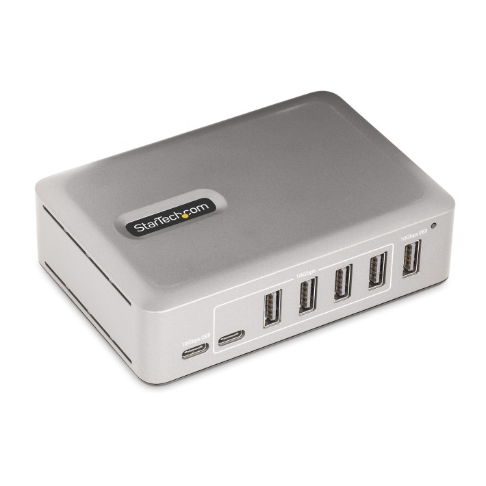 StarTech.com Hub USB-C 3.0 a 7 Porte - 5x USB-A + 2x USB-C - Autoalimentato con Alimentatore da 65W - Hub USB 3.1 10Gbps -