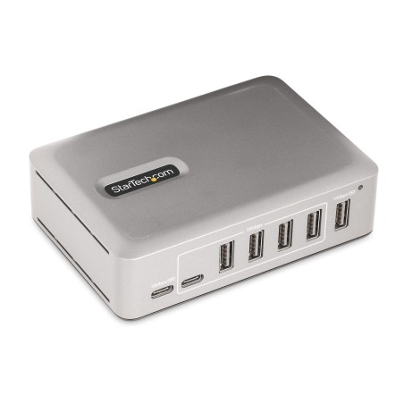 StarTech.com Hub USB-C 3.0 a 7 Porte - 5x USB-A + 2x USB-C - Autoalimentato con Alimentatore da 65W - Hub USB 3.1 10Gbps -