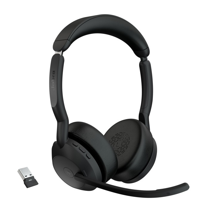 Jabra Evolve2 55 Auricolare Wireless A Padiglione Ufficio USB tipo-C Bluetooth Base di ricarica