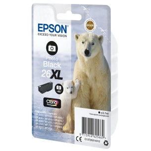 Epson Polar bear Inchiostro nero fotografico singolo Claria Premium Orso bianco 26XL