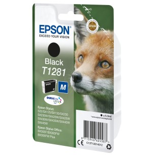 Epson Fox Inchiostro nero singolo DURABrite Ultra Volpe T1281
