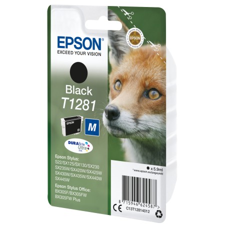 Epson Fox Inchiostro nero singolo DURABrite Ultra Volpe T1281