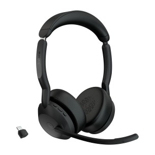 Jabra Evolve2 55 Auricolare Wireless A Padiglione Ufficio USB tipo-C Bluetooth Base di ricarica