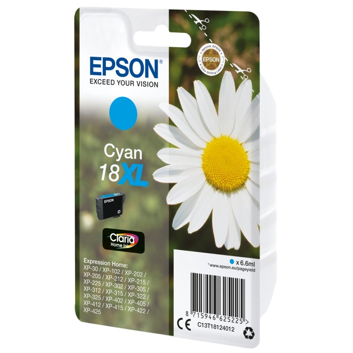 Epson Daisy Inchiostro ciano singolo Claria Home Margherita 18XL