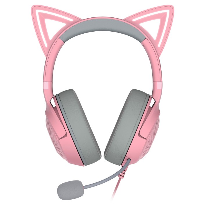 Razer Kraken Kitty V2 - Quartz ed. Cuffia Cablata a padiglione Rosa
