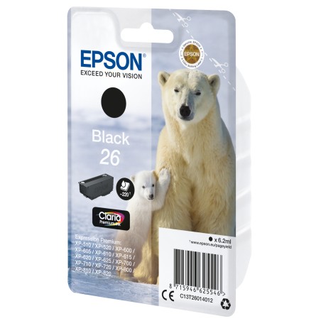 Epson Polar bear Inchiostro nero singolo Claria Premium Orso bianco 26
