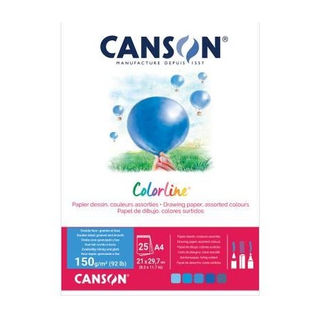 Canson Colorline Foglio d'arte 25 fogli