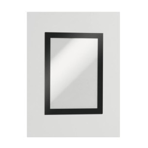 Durable 487101 cornice magnetica Nero