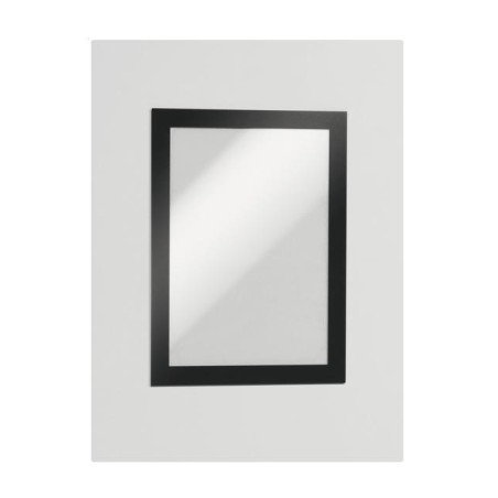 Durable 487101 cornice magnetica Nero