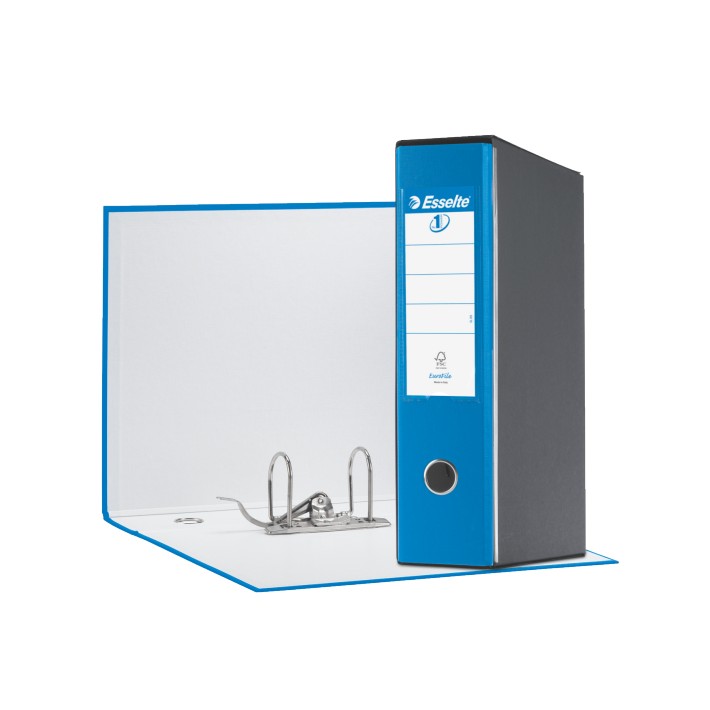 Esselte Registratori in plastica con custodia EUROFILE - F.to Protocollo - Dorso 8 cm