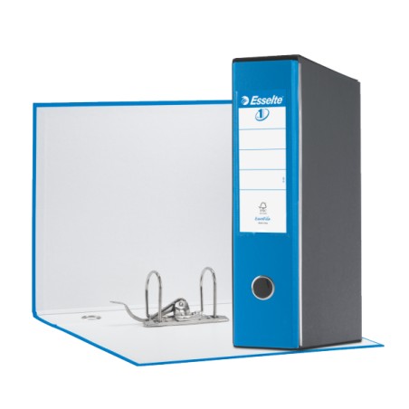 Esselte Registratori in plastica con custodia EUROFILE - F.to Protocollo - Dorso 8 cm