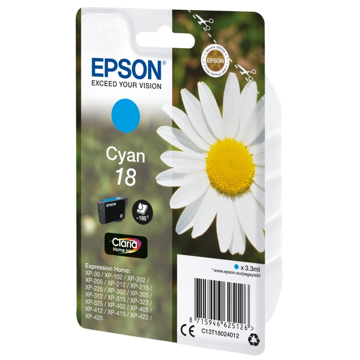 Epson Daisy Inchiostro ciano singolo Claria Home Margherita 18