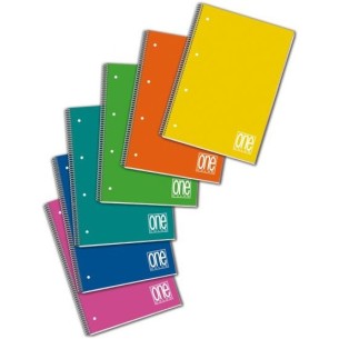 Blasetti One Color quaderno per scrivere A4 80 fogli Multicolore