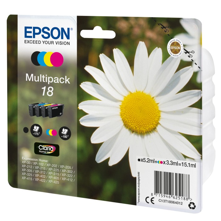 Epson Daisy Multipack 4 colori Claria Home Margherita 18