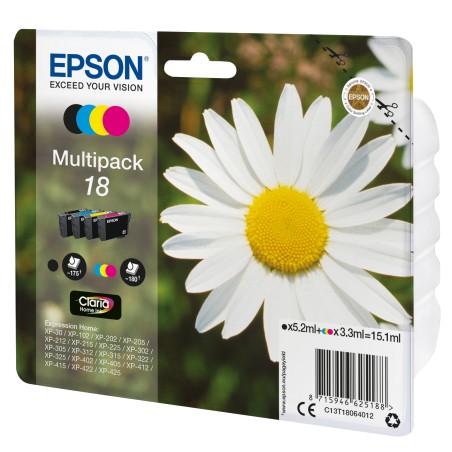 Epson Daisy Multipack 4 colori Claria Home Margherita 18