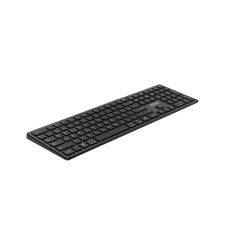 Tastiera connessione wireless DUAL (BT 5.2 e Dongle 2.4GHZ), ricaricabile tramite porta USB-C, cavo incluso, 110 tasti, layout