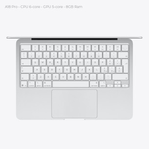 Bundle DM38 - Apple Macbook Neo 13" A18 Pro 8GB/256GB Silver - Incluso alimentatore 35W 2