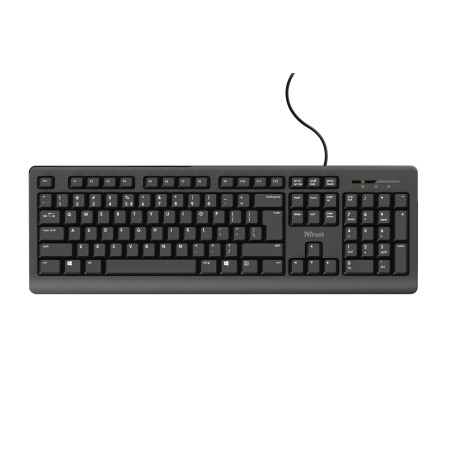 Trust TK-150 tastiera Ufficio USB QWERTZ Tedesco Nero