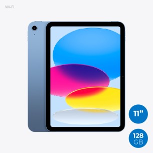 Apple iPad A16 - Wi-Fi - 128GB - Blue - incl. Cover-pellicola-Alimentatore