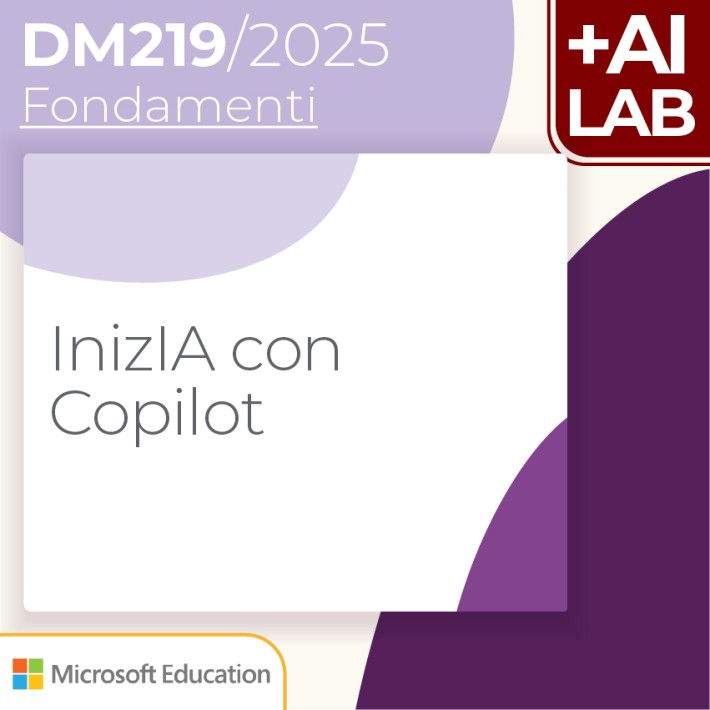 InizIA con Copilot 10h Lab in presenza