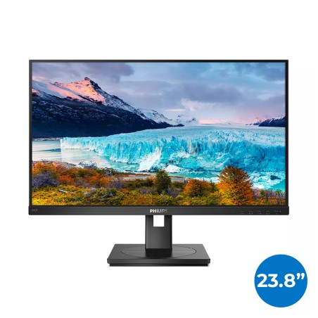 Monitor Desktop Refurbished categoria A+ Premium - 23.8" IPS FULL HD - PHILIPS 242S1AE - 250 cd/m² - 1000:1 - DisplayPort 1.2 - 