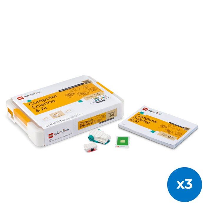 Kit LEGO® Education Informatica e IA Scuola primaria 3-5 (8+) per mezza classe (12 Studenti)