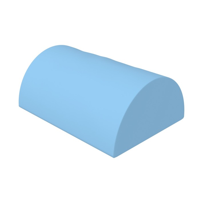 Pouf Morbido SEMICILINDRO STRETTO ALTO in Similpelle e Imbottitura Ignifuga CL1 - Diametro 45/25 cm, H 60 cm - Densità 27kg/mc 
