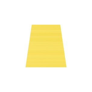 Pouf Morbido SCIVOLO GRANDE Ignifugo CL1 - Dimensioni 100 x 60 x H 32 cm - Colore Giallo 2