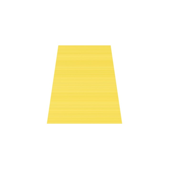 Pouf Morbido SCIVOLO GRANDE Ignifugo CL1 - Dimensioni 100 x 60 x H 32 cm - Colore Giallo