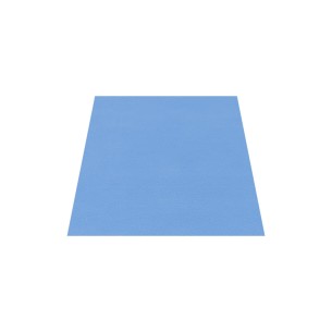 Pouf Morbido SCIVOLO Ignifugo CL1 - Dimensioni 60 x 45 x H 28 cm - Colore Azzurro 2